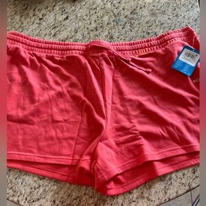 COLUMBIA Shorts Women's Trek French Terry pull on. NWT. Salmon colored size 3XL!